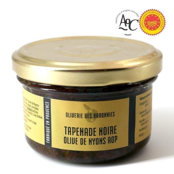 Tapenade d’olives noires de Nyons AOC